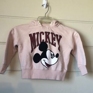 Zara Kids Mickey Mouse Hoodie Size 5